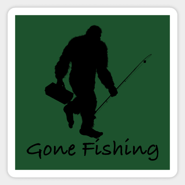Gone fishing Magnet by 752 Designs